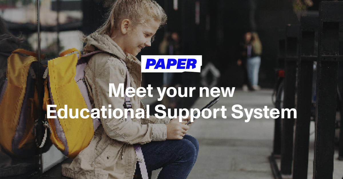 paper the educational support system